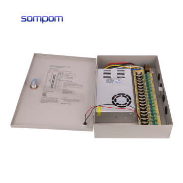 Sompom 18 Outputs S-360-12 CCTV 30A 12V DC UPS Power Supply